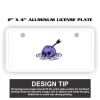 2" X 4" Aluminum License Plate  Thumbnail