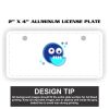 2" X 4" Aluminum License Plate  Thumbnail