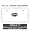 2" X 4" Aluminum License Plate  Thumbnail