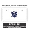 2" X 4" Aluminum License Plate  Thumbnail