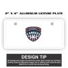 2" X 4" Aluminum License Plate  Thumbnail