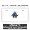 2" X 4" Aluminum License Plate  Thumbnail