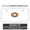 2" X 4" Aluminum License Plate  Thumbnail