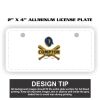 2" X 4" Aluminum License Plate  Thumbnail
