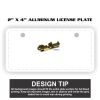 2" X 4" Aluminum License Plate  Thumbnail