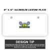 2" X 4" Aluminum License Plate  Thumbnail