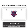 2" X 4" Aluminum License Plate  Thumbnail