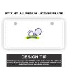 2" X 4" Aluminum License Plate  Thumbnail