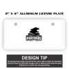 2" X 4" Aluminum License Plate  Thumbnail