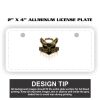 2" X 4" Aluminum License Plate  Thumbnail