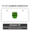 2" X 4" Aluminum License Plate  Thumbnail