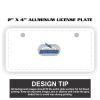 2" X 4" Aluminum License Plate  Thumbnail