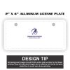 2" X 4" Aluminum License Plate  Thumbnail