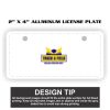 2" X 4" Aluminum License Plate  Thumbnail