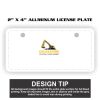2" X 4" Aluminum License Plate  Thumbnail