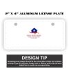 2" X 4" Aluminum License Plate  Thumbnail