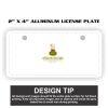 2" X 4" Aluminum License Plate  Thumbnail