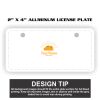 2" X 4" Aluminum License Plate  Thumbnail