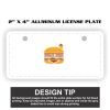 2" X 4" Aluminum License Plate  Thumbnail