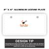 2" X 4" Aluminum License Plate  Thumbnail
