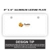 2" X 4" Aluminum License Plate  Thumbnail