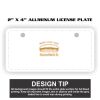 2" X 4" Aluminum License Plate  Thumbnail