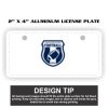 2" X 4" Aluminum License Plate  Thumbnail