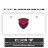 2" X 4" Aluminum License Plate  Thumbnail