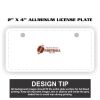 2" X 4" Aluminum License Plate  Thumbnail