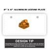 2" X 4" Aluminum License Plate  Thumbnail