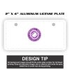2" X 4" Aluminum License Plate  Thumbnail