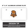 2" X 4" Aluminum License Plate  Thumbnail