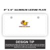 2" X 4" Aluminum License Plate  Thumbnail