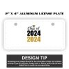 2" X 4" Aluminum License Plate  Thumbnail