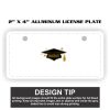 2" X 4" Aluminum License Plate  Thumbnail