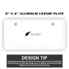 2" X 4" Aluminum License Plate  Thumbnail