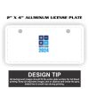 2" X 4" Aluminum License Plate  Thumbnail