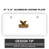 2" X 4" Aluminum License Plate  Thumbnail