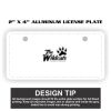 2" X 4" Aluminum License Plate  Thumbnail