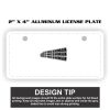 2" X 4" Aluminum License Plate  Thumbnail