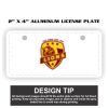 2" X 4" Aluminum License Plate  Thumbnail