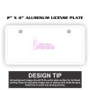 2" X 4" Aluminum License Plate  Thumbnail