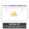 2" X 4" Aluminum License Plate  Thumbnail