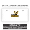 2" X 4" Aluminum License Plate  Thumbnail