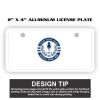 2" X 4" Aluminum License Plate  Thumbnail