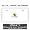 2" X 4" Aluminum License Plate  Thumbnail