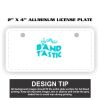2" X 4" Aluminum License Plate  Thumbnail