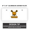 2" X 4" Aluminum License Plate  Thumbnail