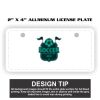 2" X 4" Aluminum License Plate  Thumbnail
