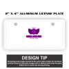 2" X 4" Aluminum License Plate  Thumbnail